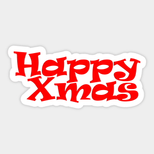 happy Xmas Sticker